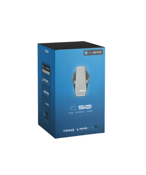 Bluarmor C50 Helmet Communication Device - Intercom and Bluetooth