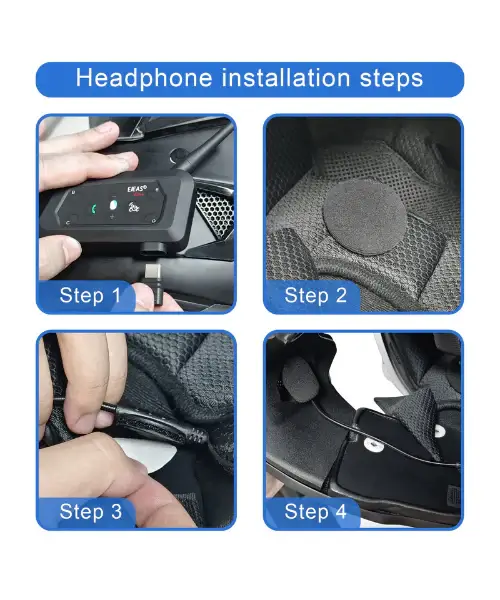 EJEAS V6 Pro Plus Bluetooth Helmet Intercom Communication System