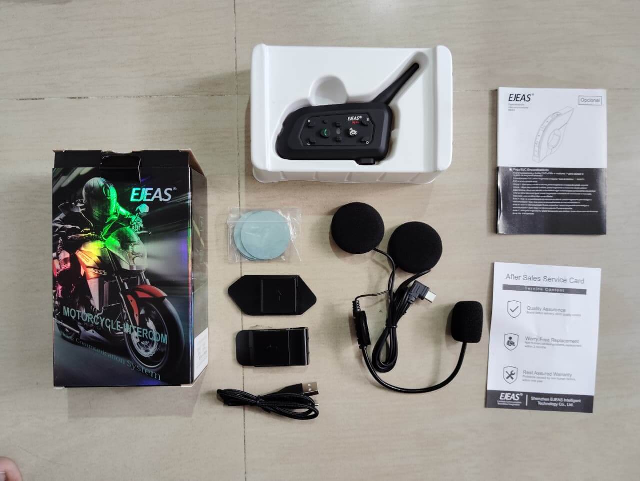 EJEAS V6 Pro Plus Bluetooth Helmet Intercom Communication System