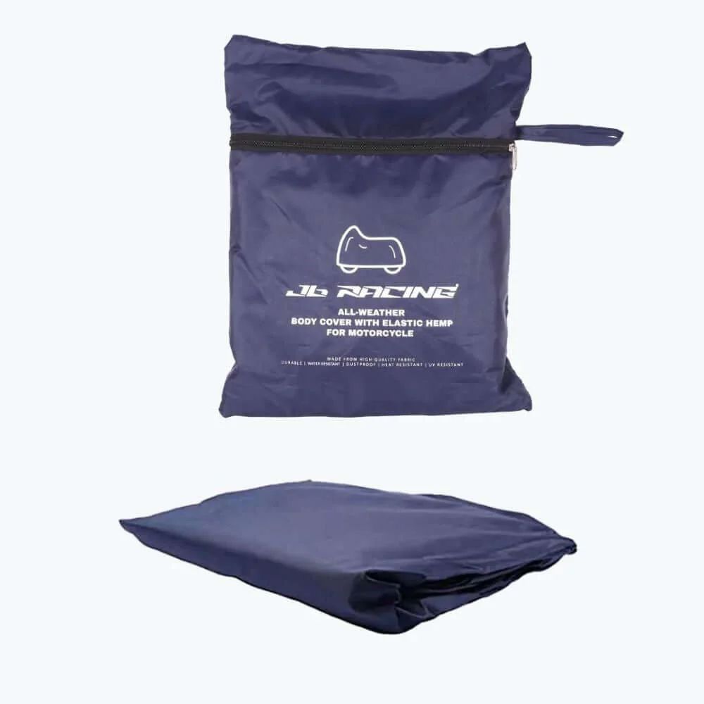 JB Racing Elastic Body Cover For Motorcycles (Blue)