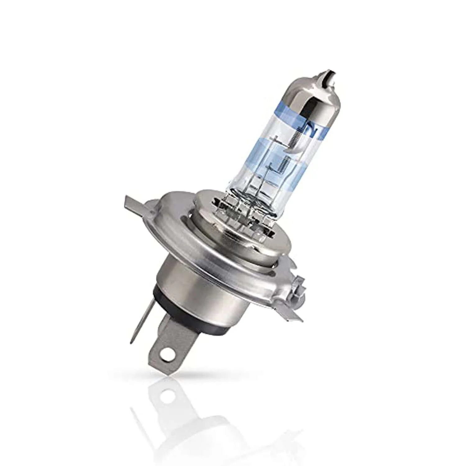 Philips 12342XVP H4 X-treme Vision Plus Car Headlight Bulb (12V, 60/55W) Halogen | Silver/White