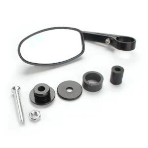 Universal Oval Shape Manual Rear View Mirror For All Bikes