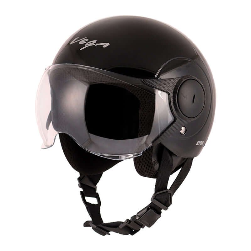 Vega Atom Open Face Helmet (Black)