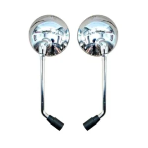 Autobird Manual Chrome Mirrors For Royal Enfield Bike Models (Left, Right)