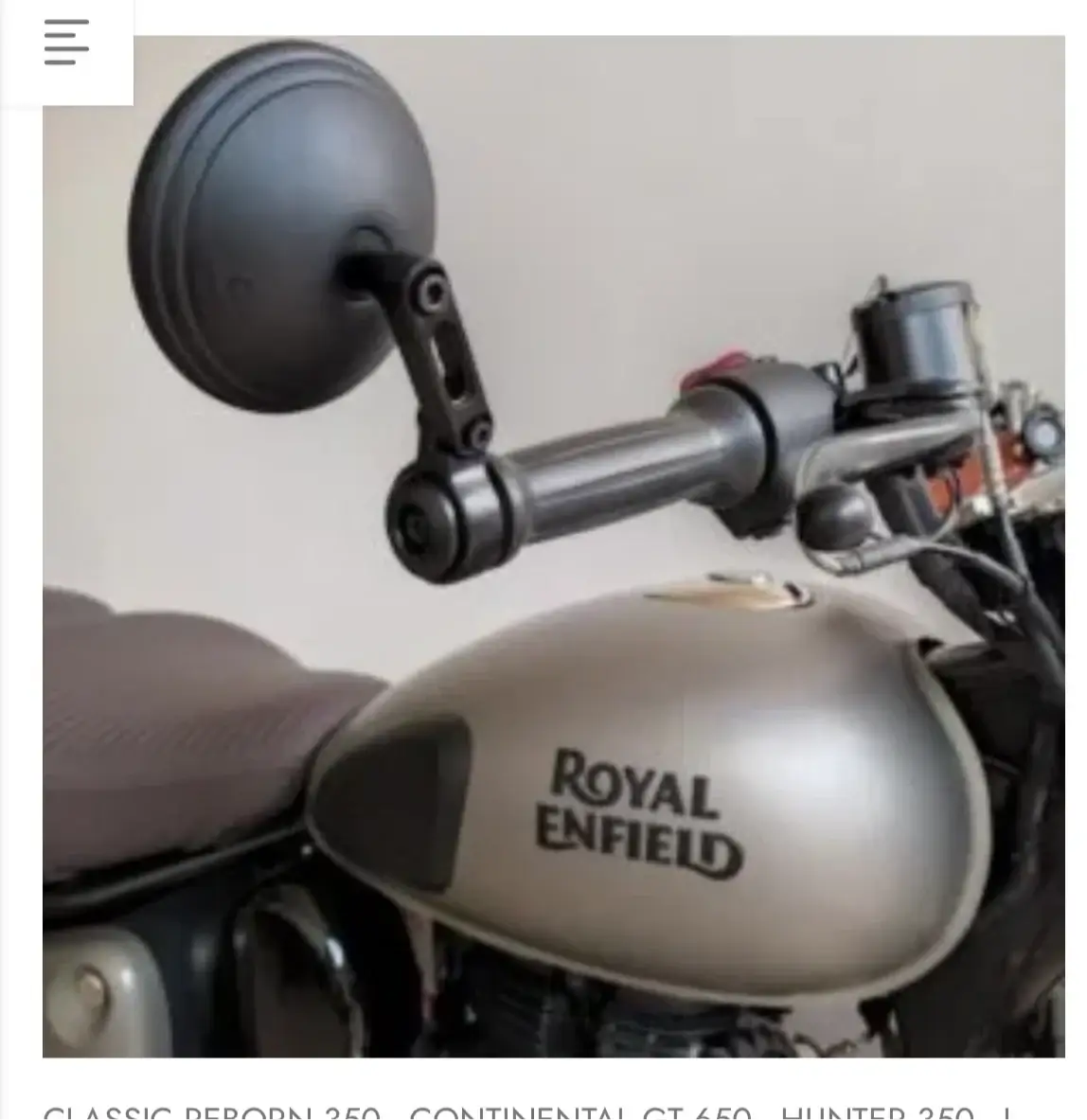 Autobird Premium Round Bar End Mirrors For All Bikes and Motorcycles