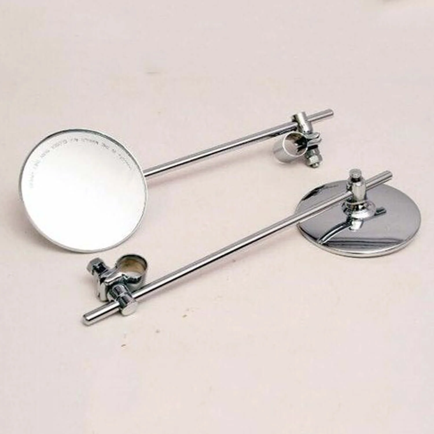 Autobird Rear View Mirrors For Royal Enfield Bikes (Set of 2) (Chrome)