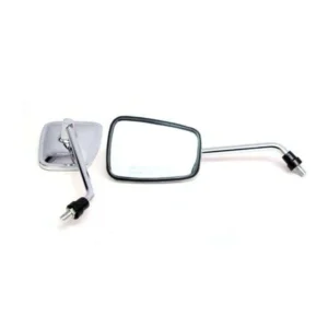 Autobird Stainless Steel Rear View Mirrors For Bajaj Avenger (Set of 2) (Chrome)  2 reviews