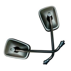 Autobird Rear View Mirrors For Bajaj Avenger (Set of 2) (Black)