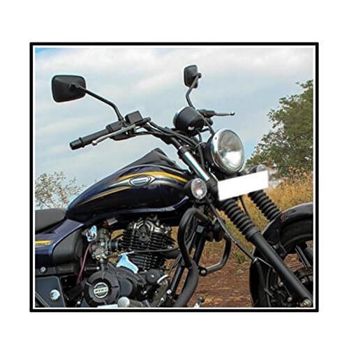 Autobird Rear View Mirrors For Bajaj Avenger (Set of 2) (Black)