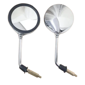 Autobird Stainless Steel Round Rear View Mirror For Suzuki Access 125