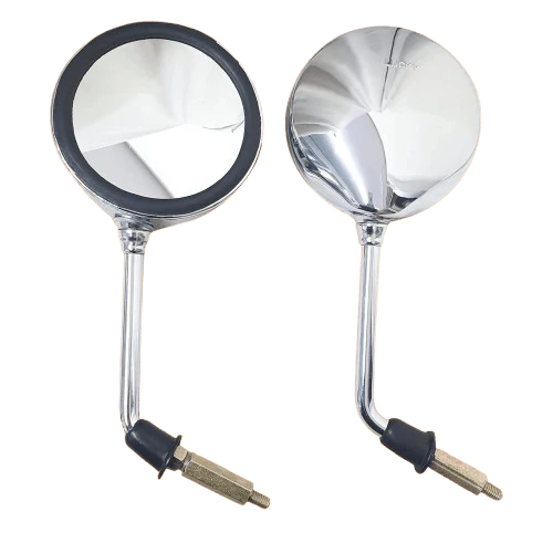 Autobird Stainless Steel Round Rear View Mirror For Suzuki Access 125