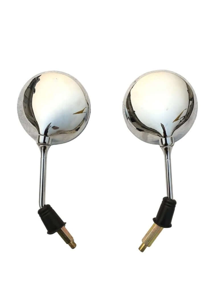 Autobird Stainless Steel Round Rear View Mirror For Suzuki Access 125