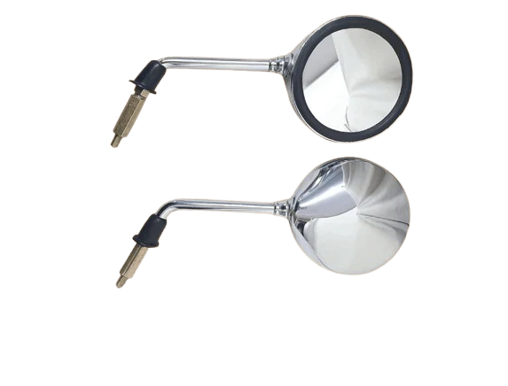 Autobird Stainless Steel Round Rear View Mirror For Suzuki Access 125