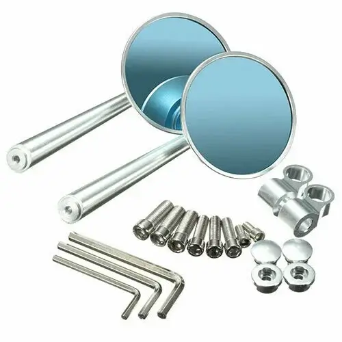 BSDDP CNC Round Mirror-Silver