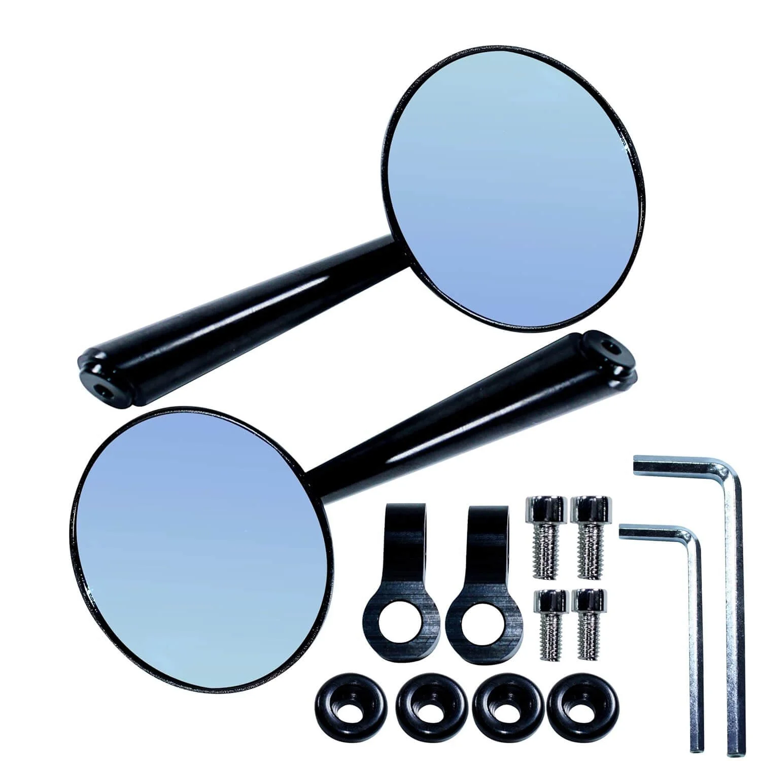 BSDDP CNC Round Mirror (Black)