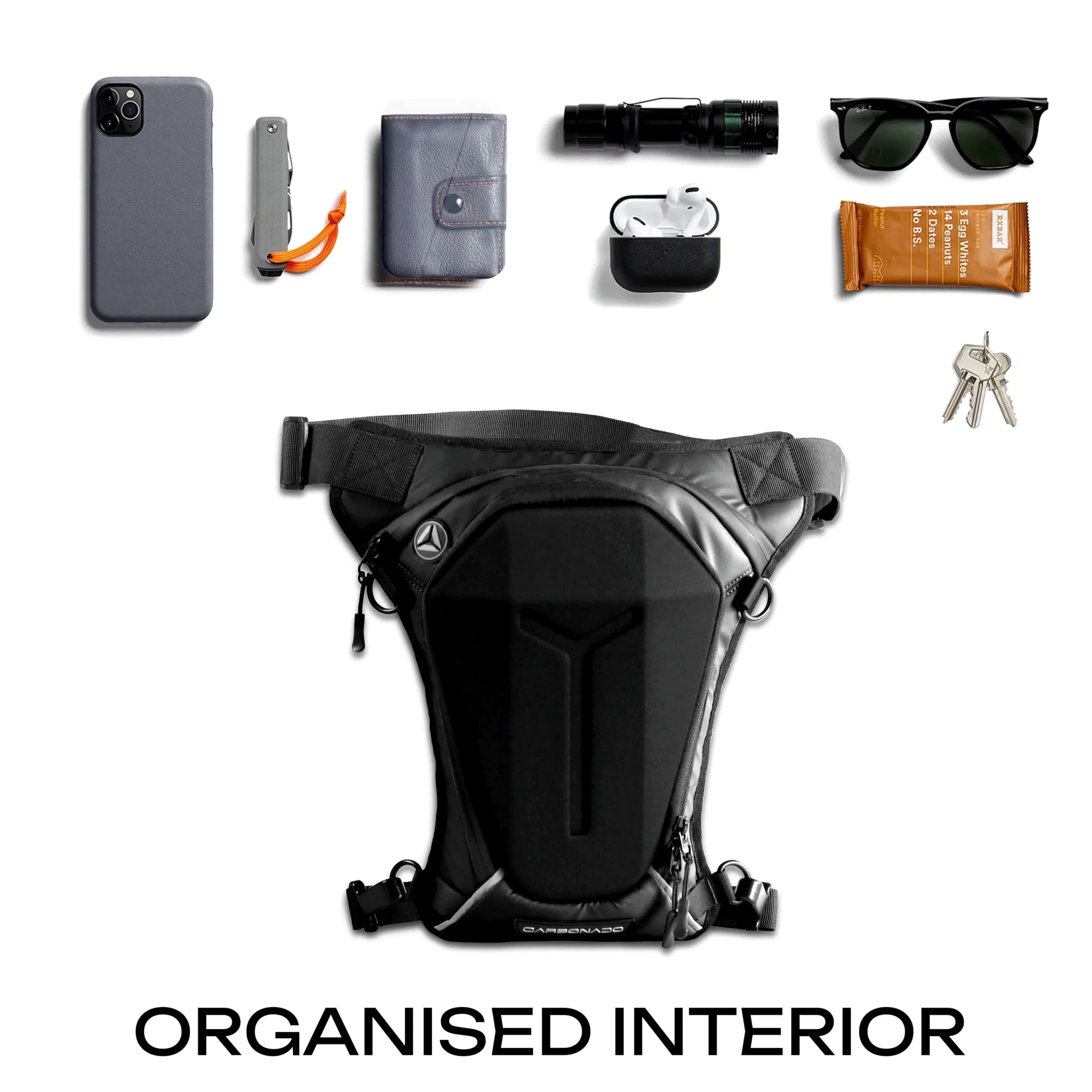 Carbonado Turtle Bag (Black)