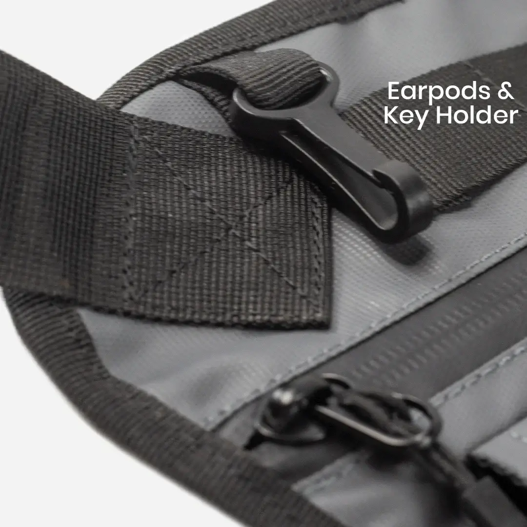 Carbonado Vector Waist Bag (Grey)