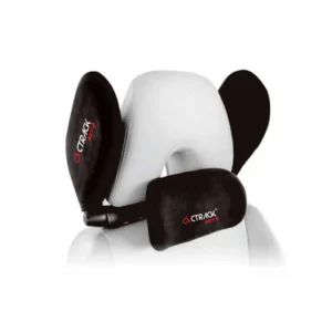 Ctrack Nxt 270° Retractable/Adjustable Cockpit Memory Foam Headrest with Neck Cushion(Black)