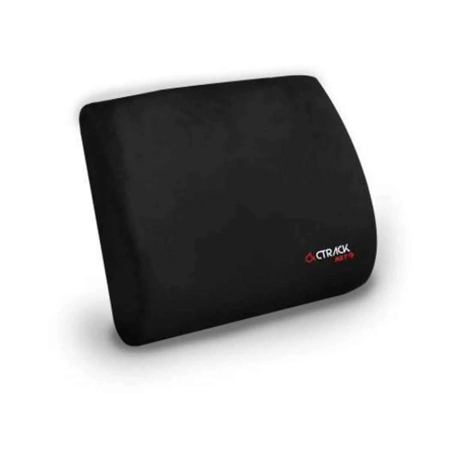 Ctrack Nxt Rectangular Velvet Pillow Cushion For Universal Car (Black)