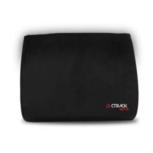 Ctrack Nxt Rectangular Velvet Pillow Cushion For Universal Car (Black)