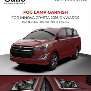 Galio Fog Lamp Garnish For Toyota Innova Crysta (2016 Onwards)(Set of 2 pcs.)