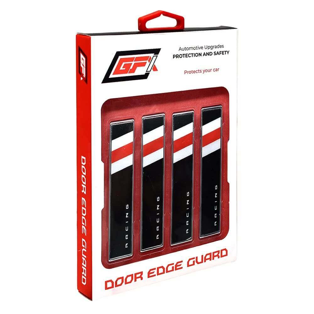 GFX Car Door Edge Guard Scratch Protector (Jupiter Sports-Black)(4Pcs)