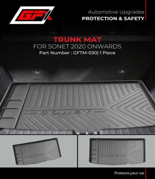 GFX Car Trunk Boot/Dicky Mat For Kia Sonet (2020 onwards)