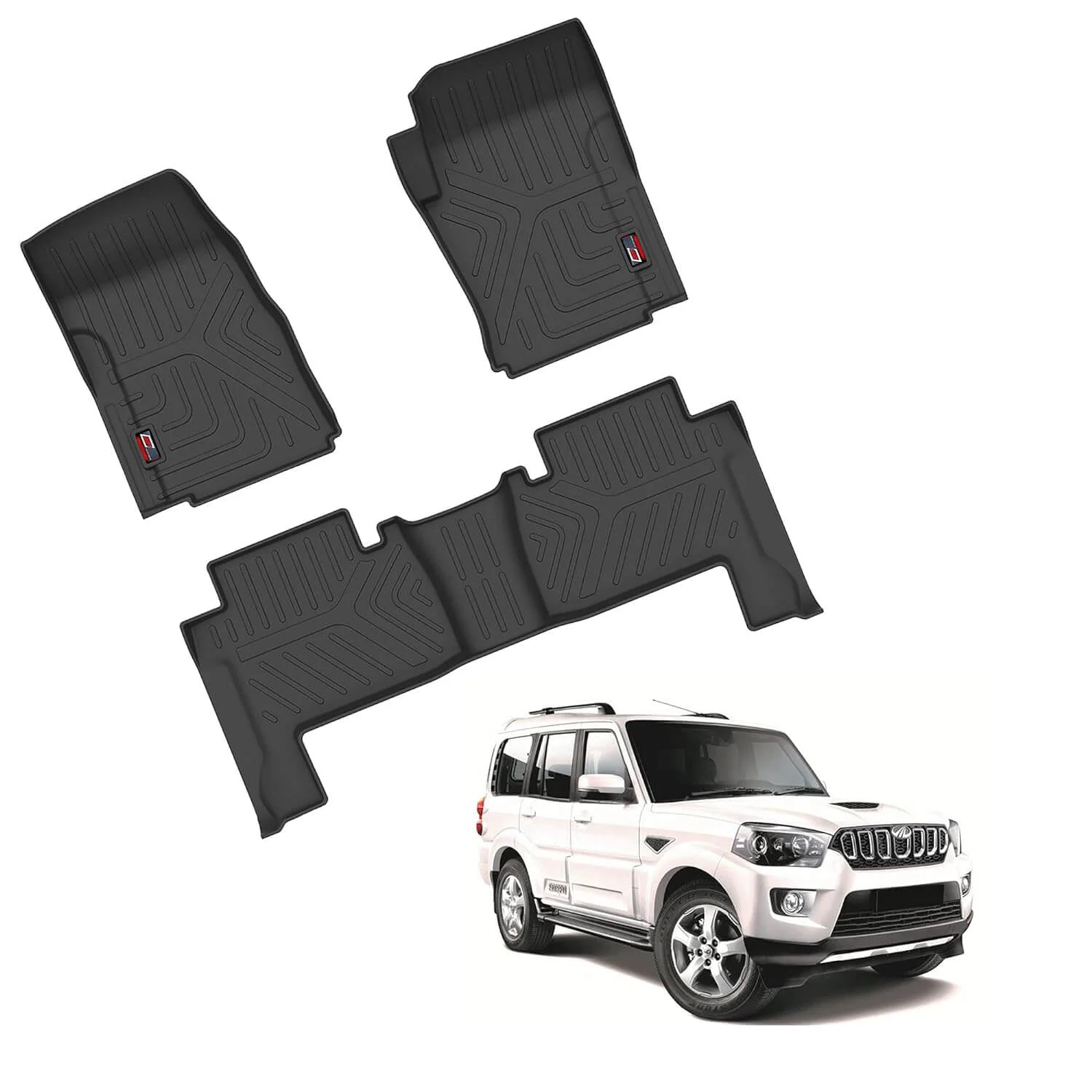 GFX Mahindra Scorpio 2014 Onwards Life Long TPV Mats