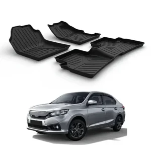 GFX Premium Life Long Floor/Foot Mats For Honda Amaze 2018 Onwards