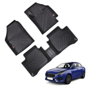 GFX Maruti Suzuki Dzire 2012 To 2017 & 2017 Onwards Life Long Floor Mats