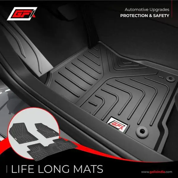 GFX Premium Life Long Floor Mats For Tata Punch 2021 Onwards