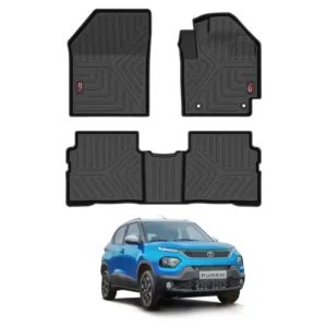 GFX Premium Life Long Floor Mats For Tata Punch 2021 Onwards