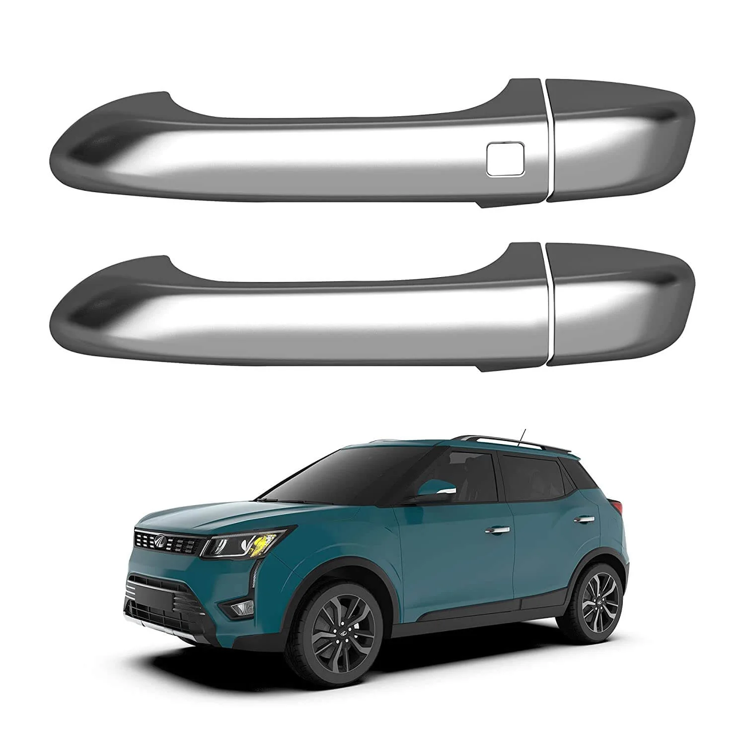 Galio Car Door Handle Cover with Sensor Cut For Mahindra XUV 300 (2019 Onwards)