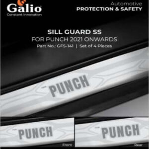 Galio Stainless Steel Sill Plate Guards For Tata Punch 2021 onwards
