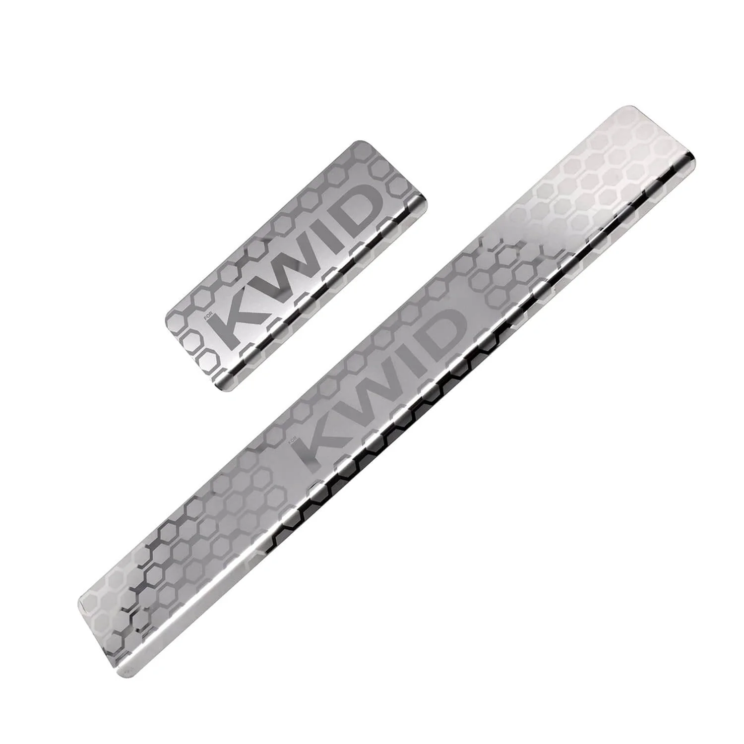 Galio Car Footsteps Stainless Steel Plate Sill Guard For Renault Kwid 2015 onwards