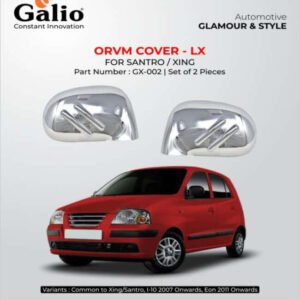 Galio Car Mirror Cover(ORVM) Suitable For Hyundai Xing/Santro (Set of 2 Pcs.)