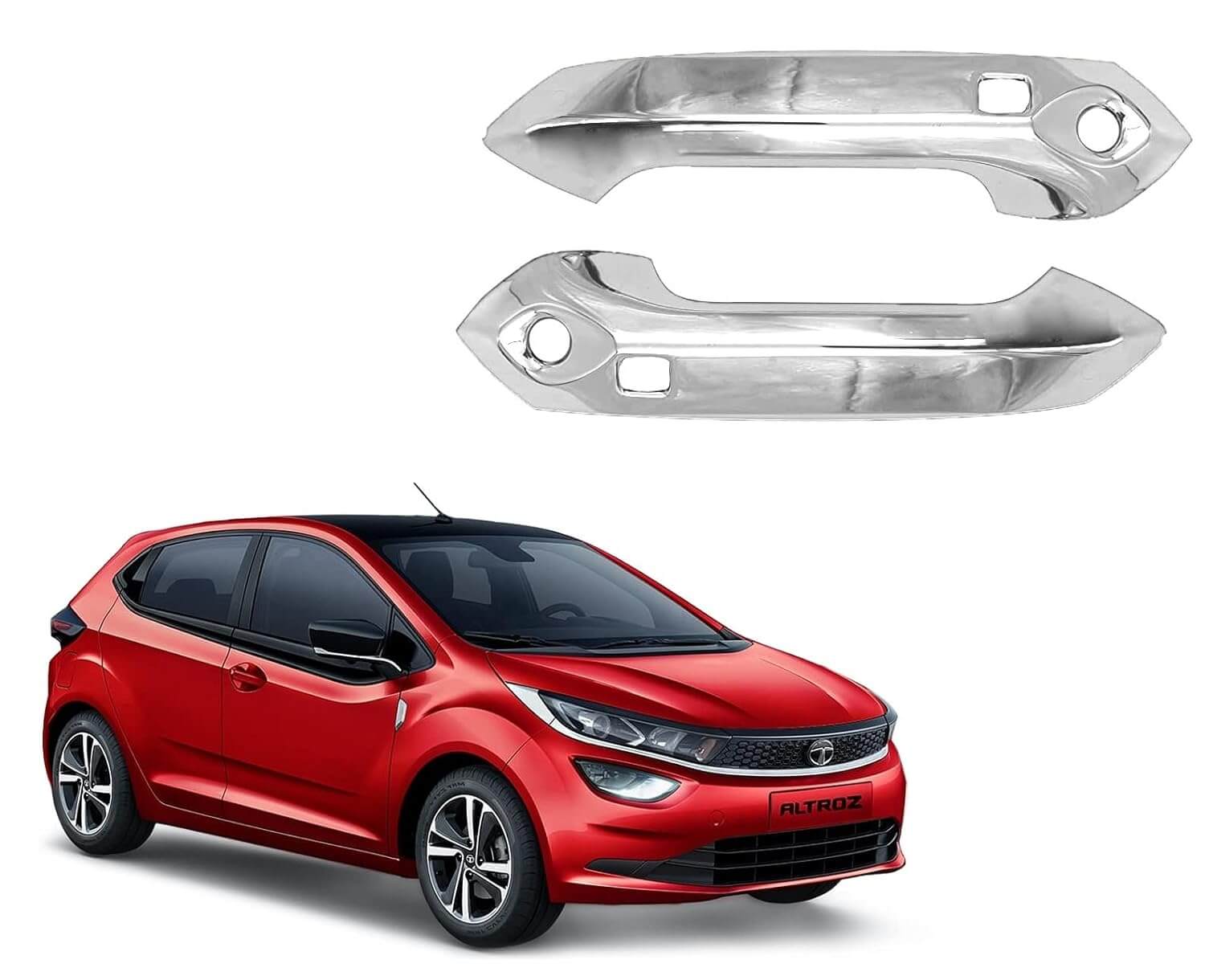 Galio Car Door Handle Cover with Sensor Cut For Tata Altroz (2020 onwards)(Set of 2 pcs.)