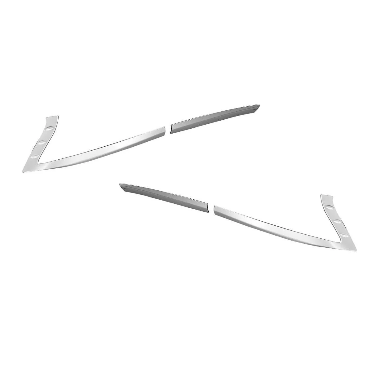 Galio Chrome Tail Lamp Garnish Compatible For Hyundai i20 (2020 onwards) (Set of 4 pcs.)