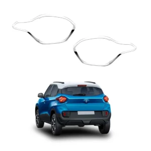 Galio Chrome Tail Lamp Garnish Cover For Tata Punch (2021 onwards) (Set of 2 pcs.)