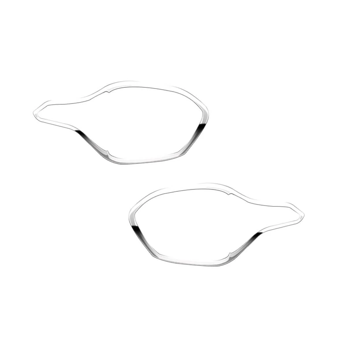 Galio Chrome Tail Lamp Garnish Cover For Tata Punch (2021 onwards) (Set of 2 pcs.)