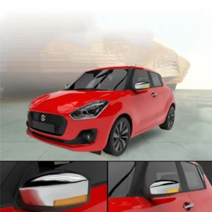 Galio Chrome finish Outside Rear View Mirror (ORVM) Cover with Indicator Cut For Maruti Suzuki Swift (2018 onwards)