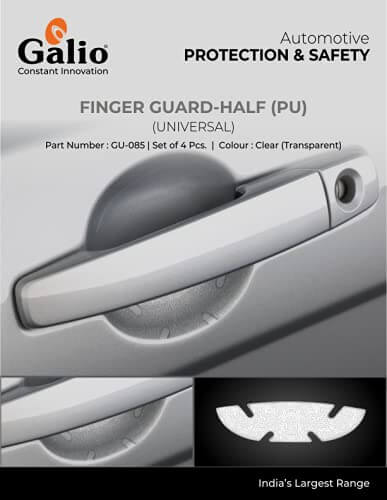 Galio Door Handle Finger Guard (PU) Paint Protection Transparent For All Car Models