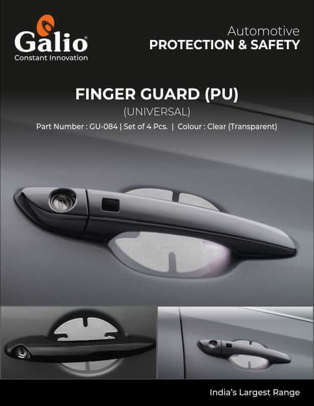 Galio Door Handle Finger Guard (PU) Paint Protection Transparent For All Car Models