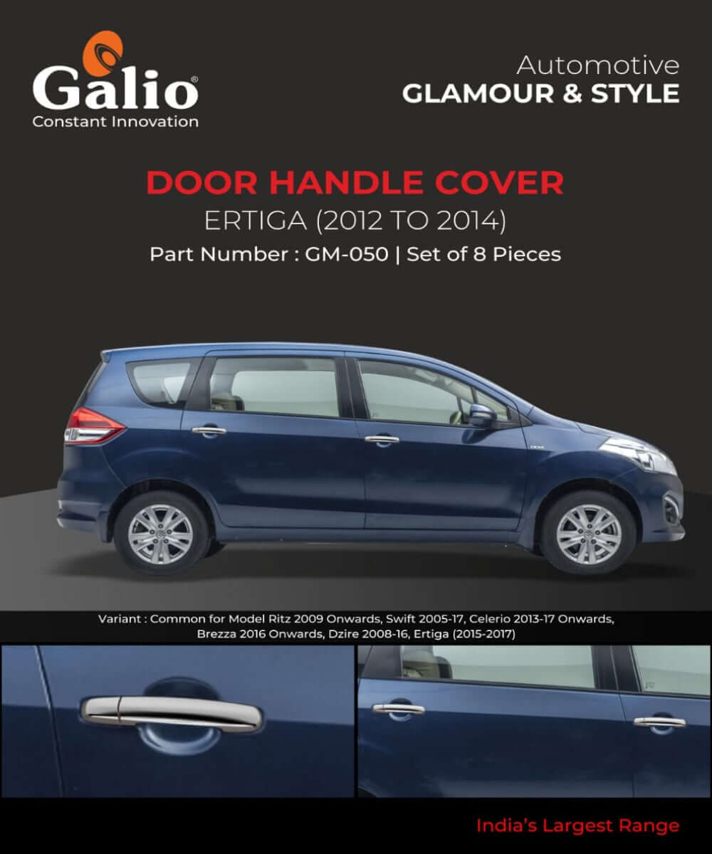 GFX Door Handle Cover For Maruti Suzuki Ertiga (2012 TO 2017)(Set of 8 pcs.)