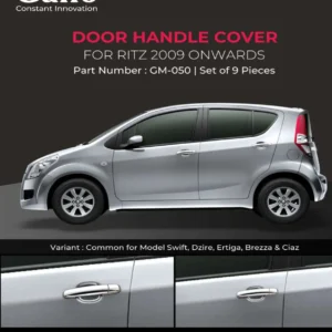 Galio Door Handle Cover For Maruti Suzuki Ritz (2009 Onwards)(Set of 8 pcs.)