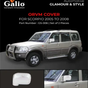 Galio ORVM Cover Suitable For Mahindra Scorpio (2005 To 2008)(Set of 2 Pcs.)