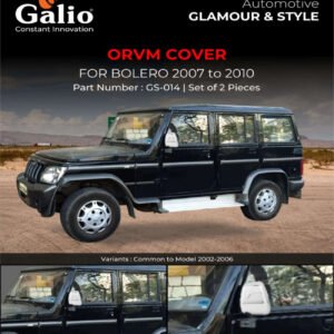 Galio Outside Rear View Mirror (ORVM) Cover For Mahindra Bolero (2002 To 2015)&(2016 Onwards)