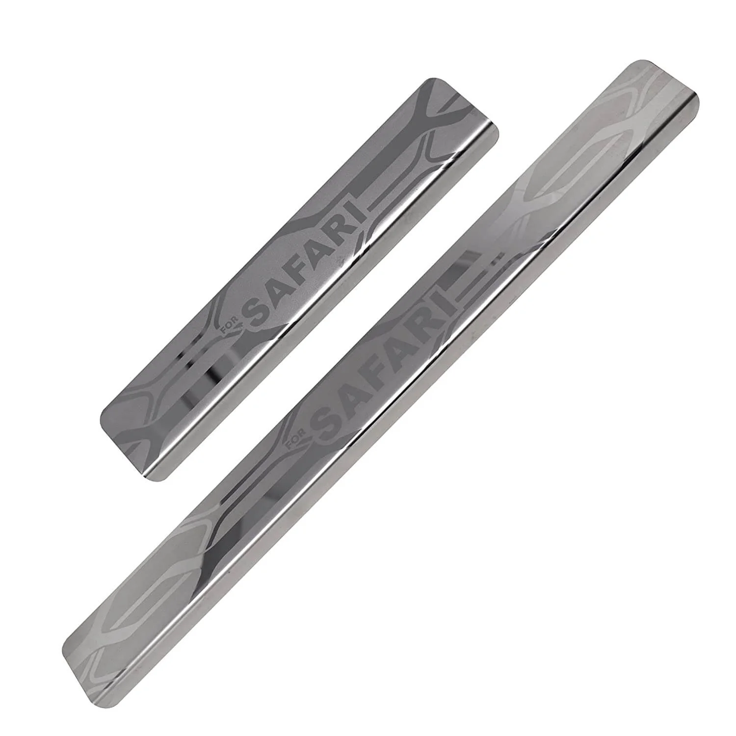 Galio Car Footsteps Scuff Plate Sill Guard For Tata Safari (2021 onwards) (Set of 4 Pcs.)