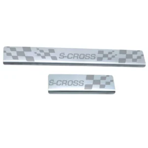 Galio Stainless Steel Door Sill Guards For Maruti Suzuki S-Cross 2017 Onwards