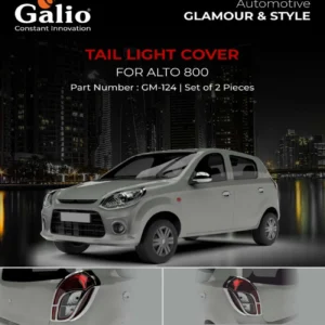 Galio Tail Lamp Garnish Cover For Maruti Suzuki ALto 800 (2012 Onwards)(Set of 2 Pcs.)